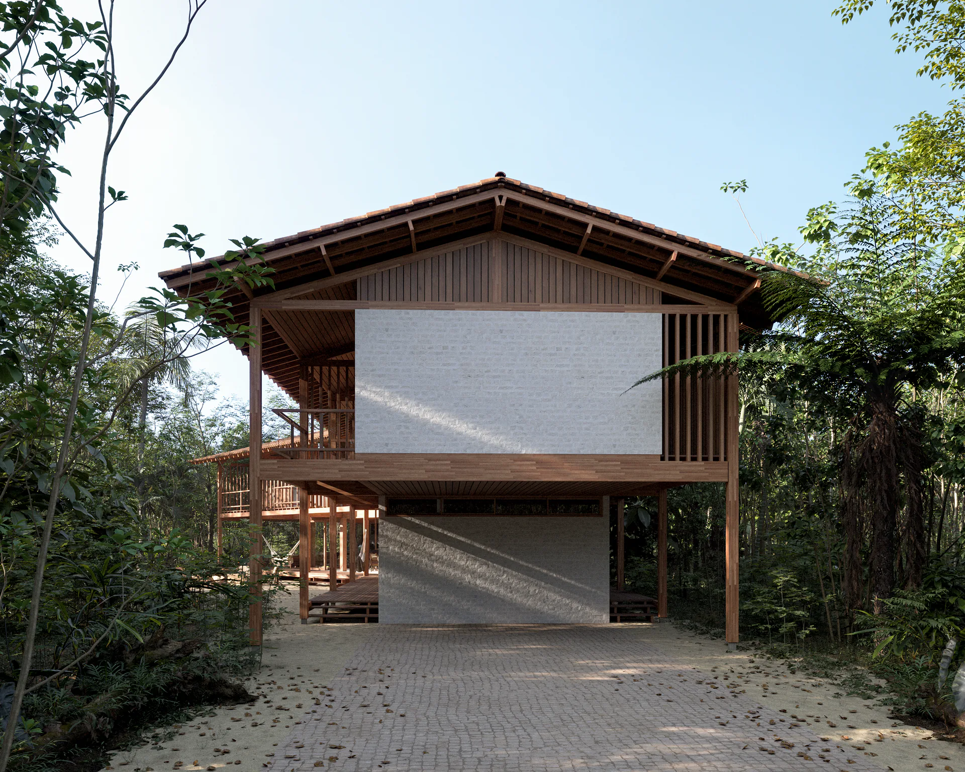 Casa na Mata - Praia Vermelha do Sul - Ubatuba