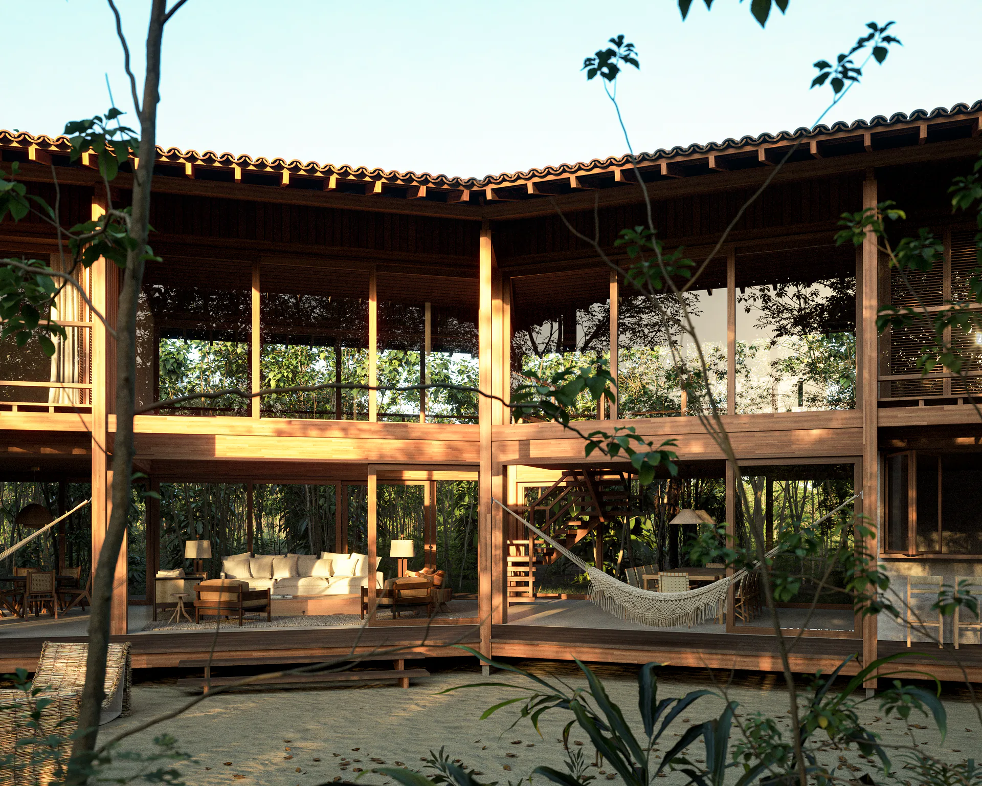 Casa na Mata - Praia Vermelha do Sul - Ubatuba